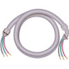 Southwire 3/4 in. x 6 ft. 8/2 Ultra-Whip Liquidtight Flexible Non-Metallic PVC Conduit Cable Whip