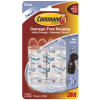 Command Mini Clear Hooks with Clear Adhesive Strips (Case of 36,6-Hooks, 8 Strips)