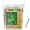 GRK Fasteners 8 in. x 2-1/2 in. Star Drive Trim-Head RT Composite Screw (390 Per Pack) GRK Fasteners 8 in. x 2-1/2 in. Star Drive Trim-Head RT Composite Screw (390 Per Pack)