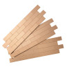 Aspect Subway Matted 12 in. x 4 in. Brushed Champagne Metal Decorative Tile Backsplash (1 sq. ft.)