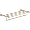 Symmons Dia 22 in. Wall-Mounted Towel Shelf with Bar in Satin Nickel Symmons Dia 22 in. Wall-Mounted Towel Shelf with Bar in Satin Nickel