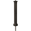 Mayne Liberty Black WH Conduit Polyethylene Lamp Post