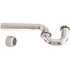 Westbrass 1-1/2 in. OD 17-Gauge Brass P-Trap with High Box Flange, Polished Chrome Westbrass 1-1/2 in. OD 17-Gauge Brass P-Trap with High Box Flange, Polished Chrome