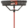 Libman 24 in. Rough Surface Push Broom Set with Brace and Handle