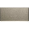 Aspect Long Grain 6 in. x 3 in. Brushed Stainless Metal Decorative Tile Backsplash (8-Pack)