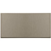 Aspect Short Grain 6 in. x 3 in. Brushed Stainless Metal Decorative Tile Backsplash (8-Pack)