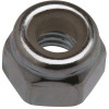 Everbilt 1/4 in.-20 Zinc Plated Nylon Lock Nut (100-Pack)