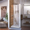 DreamLine Unidoor 24 in. x 72 in. Frameless Hinged Shower Door in Brushed Nickel