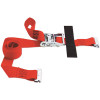 SNAP-LOC 8 ft. x 2 in. Logistic E-Strap with Ratchet in Red