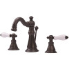 Kingston Brass Classic 8 in. Widespread 2-Handle High-Arc Bathroom Faucet in Oil Rubbed Bronze