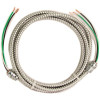 Southwire 12 ft., 12/2 Solid CU MC (Metal Clad) Armorlite Modular Assembly Quick Cable Whip