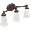 MOEN Eva 23 in. 3-Light Oil Rubbed Bronze Vanity Light