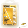 GRK Fasteners #8 x 2 in. Star Drive Trim-Head White Trim Screw (100-Pack) GRK Fasteners #8 x 2 in. Star Drive Trim-Head White Trim Screw (100-Pack)