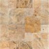 MSI Tuscany Scabas Pattern Tumbled Travertine Paver Kits (120 Pieces/160 sq. ft./Pallet)