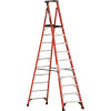 Werner 10 ft. Fiberglass Podium Step Ladder ( 16 ft. Reach Height) with 300 lbs. Load Capacity Type IA Duty Rating
