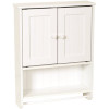 Zenna Home 19.19 in. W x 25.63 in. H Bathroom Storage Wall Cabinet in White