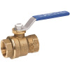 Everbilt 1-1/4 in. FIP x 1-1/4 in. FIP Full Port Lead Free Brass Ball Valve