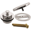 Westbrass Illusionary Overflow with Lift and Turn Bath Drain Trim Only in Polished Chrome Westbrass Illusionary Overflow with Lift and Turn Bath Drain Trim Only in Polished Chrome