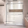 DreamLine Encore 56 to 60 in. x 76 in. Semi-Frameless Sliding Shower Door in Chrome