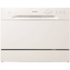 Danby 24 in. White CounterTop Front Control Dishwasher with 6-Cycles, 6 Place Settings Capacity