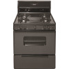 Premier 30 in. 3.91 cu. ft. Gas Range in Black