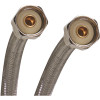 Fluidmaster 1/2 in. F.I.P. x 1/2 in. F.I.P. x 12 in. L Braided Stainless Steel Faucet Connector