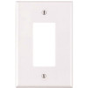 Leviton White 1-Gang Decorator/Rocker Wall Plate (1-Pack)