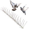 Bird-X Original Stainless Steel Bird Spikes 100 ft. Pigeons Starlings Blackbirds Seagulls 6 in. Coverage