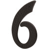 Prime-Line 3 in. Black Plastic House Number 6 or 9 with Nails (2-Pack)