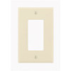 Leviton 1-Gang Decora Midway Rocker Switch Wall Plate, Light Almond