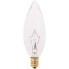 Satco 40-Watt BA9.5 Candelabra Base Decorative Incandescent Light Bulb in Warm White (25-Pack)