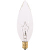 Satco 40-Watt BA9.5 Candelabra Base Decorative Incandescent Light Bulb in Warm White (25-Pack)