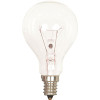 SATCO|Satco 60-Watt A15 E12 Candelabra Base Clear Incandescent Light Bulb in Warm White (10-Pack, 20-Bulbs)
