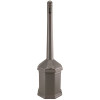 COMMERCIAL ZONE Smoker's Outpost Site Saver 1.25 Gal. Gray Cigarette Receptacle Outdoor Ashtray