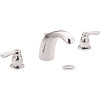 MOEN Commercial 8 in. Widespread 2-Handle 1.5 GPM Bathroom Faucet with Waste Lever Handles in Chrome