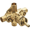MOEN 1/2 in. CC Connections Commercial Posi-Temp Rough-In Shower Valve with Integral Stops