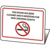 HY-KO "THIS ROOM IS RESERVED AS A NON-SMOKING ROOM" Easel (50 per Pack)