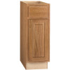Hampton Bay Hampton Assembled 12x34.5x24 in. Base Kitchen Cabinet with Ball-Bearing Drawer Glides in Medium Oak Hampton Bay Hampton Assembled 12x34.5x24 in. Base Kitchen Cabinet with Ball-Bearing Drawer Glides in Medium Oak