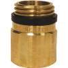MEC High Capacity Hose End Swivel Check Adapter, Brass 1-3/4 in. F.Acme x 1-3/4 in. M.Acme