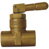 MEC Locking Quick Acting Toggle Valve, Brass, 1/2 in. FNPT x 1/4 in. FNPT