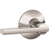 Schlage Latitude Bright Chrome Bed and Bath Lever
