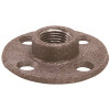 1-1/2 in. Black Malleable Floor Flange