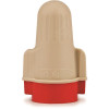 3M Wire Connector, Tan/Red (100 per Pouch)