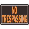 HY-KO 10 in. x 14 in. Aluminum No Trespassing Sign