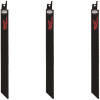 Milwaukee 9 in. Carbide Grit SAWZALL Reciprocating Saw Blades (3-Pack)