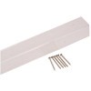 NATIONAL BRAND ALTERNATIVE CORNER GUARDS, CLEAR, 1-1/8 IN. X 4 FT., PACK OF 5