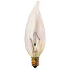 SATCO PRODUCTS SATCO INCANDESCENT DECORATIVE LAMP, CA9 1/2, 40 WATTS, 130 VOLTS, CANDELABRA BASE, CLEAR