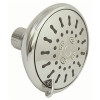 Premier 3- -Spray Patterns 4 in. Single Wall Mount Low Flow Fixed Shower Head in Chrome