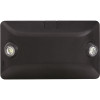 Hubbell Lighting EV Family Integrated LED Black Emergency Light, Damp Location