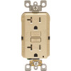 Leviton 20 Amp 2-Pole Receptacle GFCI Tamper-Resistant Duplex Outlet, Light Almond